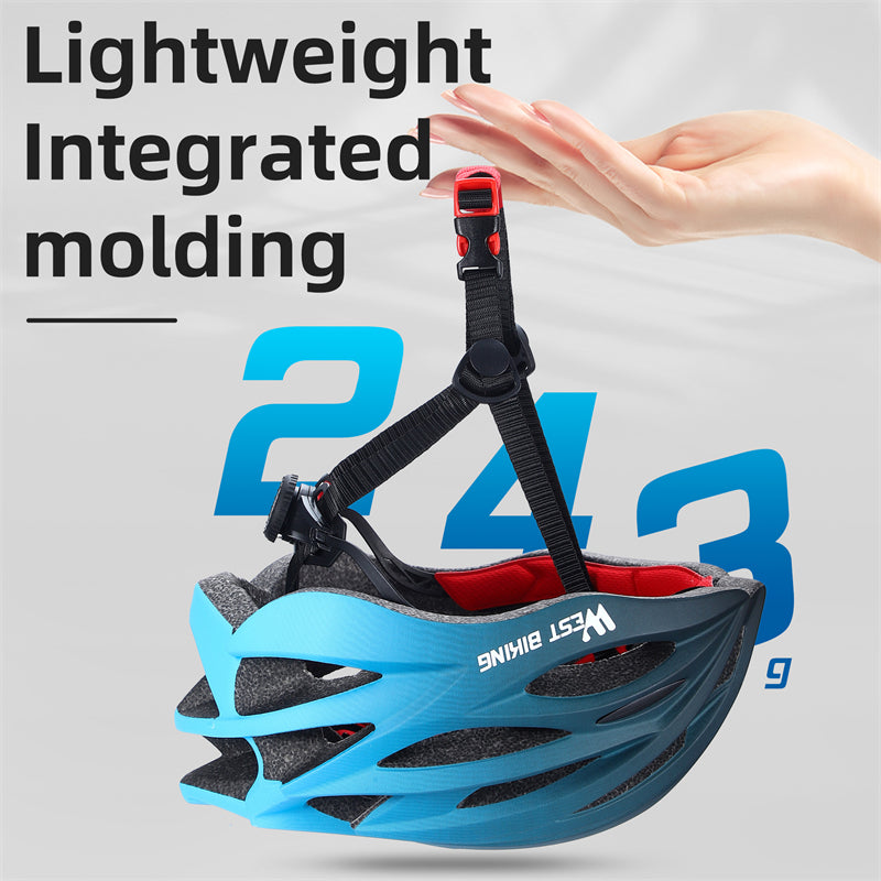 WEST BIKING YP0708116 Gradient Cycling Helmet Head Protection PC+EPS Breathable Bike Helmet WEST BIKING YP0708116 Gradient Cycling Helmet Head Protection PC+EPS Breathable Bike Helmet